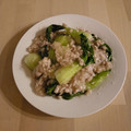 アクセル☆'s cooksnap of when they made 青梗菜の挽肉炒め.