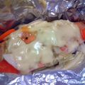 ちんぐりあん's cooksnap of when they made 鮭のピリ辛チーズちゃんちゃん焼き.
