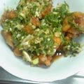 JILE's cooksnap of when they made 鶏のから揚げ　ねぎソース （油淋鶏）.