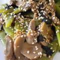 principito's cooksnap of when they made モロッコインゲンとエノキの海苔豆板醤あえ.