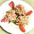 平井婦人's cooksnap of when they made ヘルシーな鶏むね肉で♪三色バンバンジー.