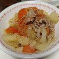 クックE662AA☆'s cooksnap of when they made 簡単★子供も大好きフライパンで肉じゃが.