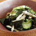 cafe0305's cooksnap of when they made きゅうりと小魚の酢の物*.