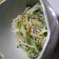 defrocker's cooksnap of when they made もやしと胡瓜の胡麻酢和え♪.