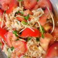 Linlyn's cooksnap of when they made ☆トマトのえのき胡麻ぽん和え☆.