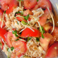 Linlyn's cooksnap of when they made ☆トマトのえのき胡麻ぽん和え☆.
