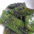 ユーロン's cooksnap of when they made 胡麻香る～(´∀｀)絹さやの胡麻和え❤.