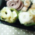 3姉妹ちゃんママ's cooksnap of when they made ピーマンカップのチーちくマヨ♪.