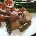 サーフブレイド's cooksnap of when they made 鶏の肉じゃが風　アスパラ入り.