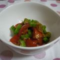 eyoshi1205's cooksnap of when they made トマトとオクラのサラダ.