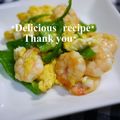 putimiko's cooksnap of when they made マー坊の✿海老卵炒め✿.