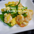 putimiko's cooksnap of when they made マー坊の✿海老卵炒め✿.