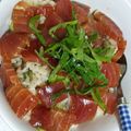ななぞぅ's cooksnap of when they made マグロで☆手こね寿司.