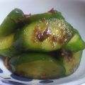 GYAGYA's cooksnap of when they made きゅうりのおかかあえ.