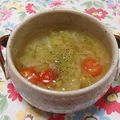 moruchama's cooksnap of when they made キャベツとミニトマトのスープ.