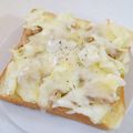 ななクレープ's cooksnap of when they made とろけるチーズのツナキャベツトースト.