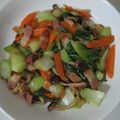 よすこ１２１８'s cooksnap of when they made ちんげん菜とベーコンのスタミナ炒め.