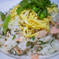 わ　わ's cooksnap of when they made 美味！　焼き鮭としそのちらし寿司　.
