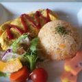 Cana44's cooksnap of when they made オムレツ　チーズ入り☆.