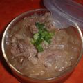 Jock's cooksnap of when they made 安い牛肉で佃煮風.