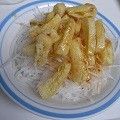 sayogon's cooksnap of when they made カリカリうす揚げとパリパリ大根のサラダ.