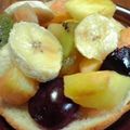 QPはにー's cooksnap of when they made トースト＜ジューシー♪フルーツ＞.