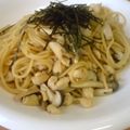 amusan's cooksnap of when they made 鶏肉としめじ★和風パスタ.