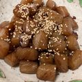 mikankoーhr's cooksnap of when they made 冷蔵庫で1週間保存◎こんにゃくの甘辛煮.