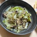 KJ's cooksnap of when they made 簡単！キャベツとサバ缶の煮び出し炒め.