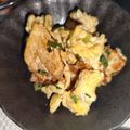 ちゃちゅ2's cooksnap of when they made いつもの豆腐をコンガリ！焼き豆腐と卵炒め.