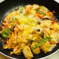 さんちゃん（╹◡╹）'s cooksnap of when they made キムチで作る！簡単チーズタッカルビ.