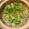 さすらい's cooksnap of when they made 無限ごま油鍋 （豚・豆苗・もやし）.