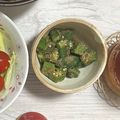 きなりん＊'s cooksnap of when they made オクラのごま和え.