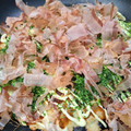 ハッピーまるしぇ's cooksnap of when they made 腹持ちいい☆簡単☆米粉のお好み焼き.