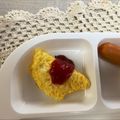 ☆yopipi's cooksnap of when they made レンジで簡単♬卵１個でミニオムレツ✿.