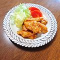 もふもふクロさん's cooksnap of when they made 鶏むね肉のトンテキソース.