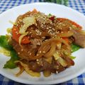 ととろ＆めい's cooksnap of when they made 旨辛～韓国風～焼きそば☆春雨でも♪簡単.