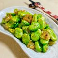 いなばっくす☆'s cooksnap of when they made 簡単！おつまみ❤そらまめにんにく炒め❤.