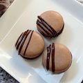 Mimumimumu's cooksnap of when they made マカロン＆4種のチョコガナッシュクリーム.