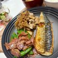 めぃ♪'s cooksnap of when they made スナップエンドウとベーコンのガリバタ炒め.