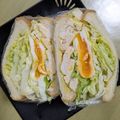 Cony◎'s cooksnap of when they made レタスたっぷりサンドイッチ.