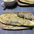 コネコリン's cooksnap of when they made ジューシィ☆ズッキーニの肉詰めチーズ焼き.