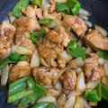 クックQD5HZF☆'s cooksnap of when they made 鶏もも肉と玉ねぎピーマンのカレー炒め.