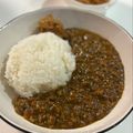 ☆はなちゃん☆☆'s cooksnap of when they made カレーを三日月に注ぐと可愛いかな？.