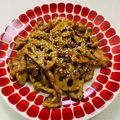あっこ姉's cooksnap of when they made れんこん豚肉のニンニク味噌炒め☆簡単副菜.