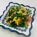 あっこ姉's cooksnap of when they made 娘に伝えたい＊菜の花とベーコンの卵炒め＊.