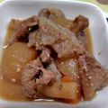 107yoko's cooksnap of when they made 牛すじ大根の我が家のどて焼き.