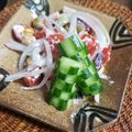 ふか谷's cooksnap of when they made ＊きゅうりの飾り切り＊.