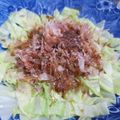 くむちん's cooksnap of when they made 蒸しキャベツのおかかポン酢がけ.