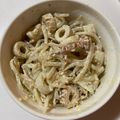 クック6U7INU☆'s cooksnap of when they made 梨湖の簡単激速！麺つゆマヨちくわもやし！.
